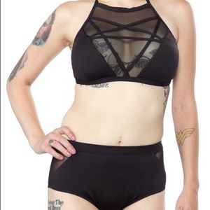 Killstar Hades pentagram bikini sz XL